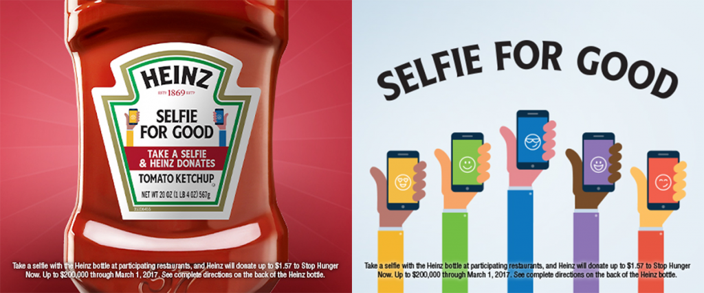 The Heinz Selfie For Good Campaign